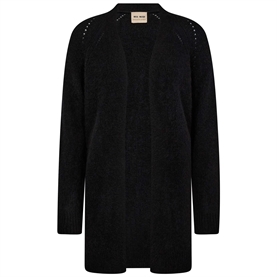 Mos Mosh Thora Long Cardigan, Sort